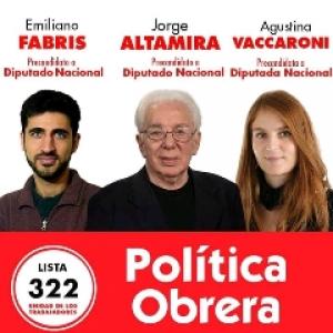 Emiliano Fabris y Agustina Vaccaroni de la lista “Política Obrera-Lista 322” visitarán Azul